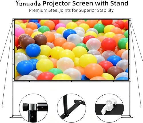 16:9 4K HD Wrinkle-Free Portable Movie Screen