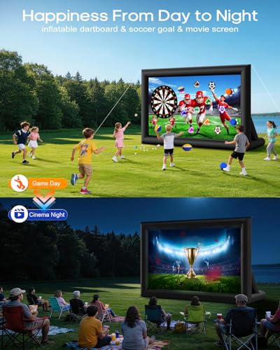 Dart Board and Football Target with 250W Blower