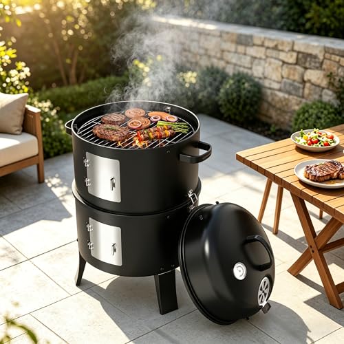 Portable Camping Barbecue Grill for Garden Patio Beach Backyard