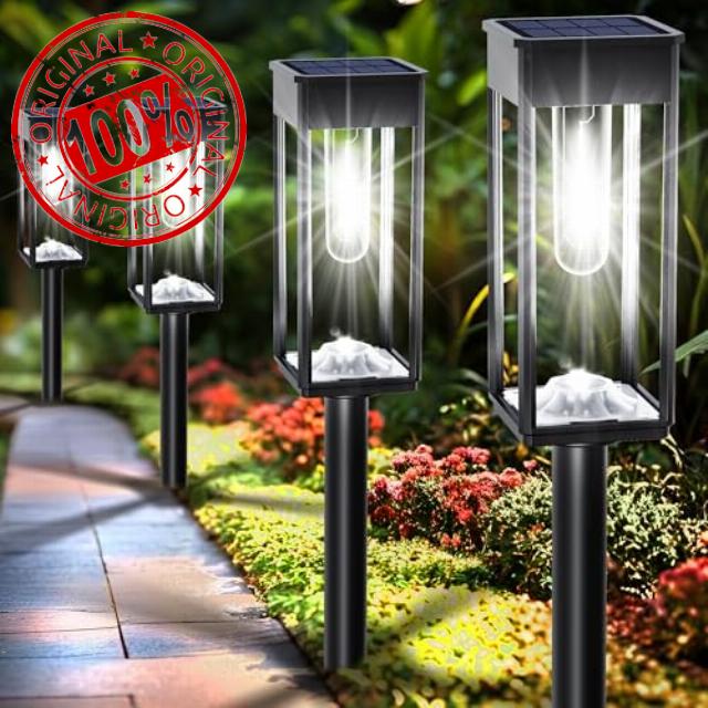 COXSENI Solar Pathway Lights Outdoor IP65 Waterproof