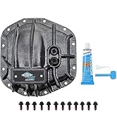 Spicer 10053467 Nodular Iron Rear Dana 35 and AdvanTEK Differential Cover Compatible with Select ...