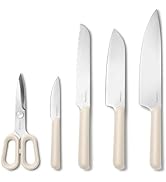 Caraway 14-Piece Kitchen Prep Set - Kitchen Knife Set & Wooden Utensil Set - Made With Premium Ge...