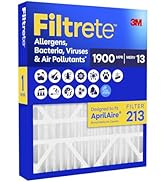 Filtrete 210 Air Filter, AprilAire 210 Replacement Filters, MERV 11, MPR 1000, Allergens & Pet Da...