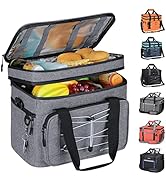 Maelstrom Lunch Box, 23L Insulated Lunch Bag, Expandable Double Deck Cooler Bag, Lightweight Leak...