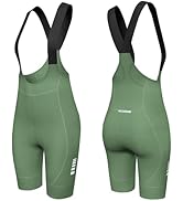 Wulibike Cycling Bib Bike Shorts Women Padded High Stretch Biking Shorts 3 Pockets for Road Mount...