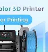 FLASHFORGE AD5X Multi-Color 3D Printer 4 Colors with IFS, Fully Auto Leveling FDM 3D Printer with...