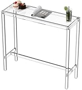 Sumerflos Acrylic Pool Stick Holder with Casters - Hold 10 Cues & 16 Balls Clear Pool Cue Rack fo...
