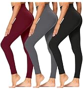 High Waisted Leggings for Women - Soft Athletic Tummy Control Yoga Pants for Cycling Dance Tights