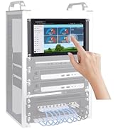 GeeekPi 7.84 inch 1280x400 LCD Touch Screen 2U Rack Mount Monitor for DeskPi RackMate T0/T1/T2/T0...