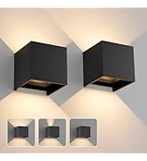 Aoceley 2-Pack Led Wall Sconces,18W 3000K Indoor Hardwired Dimmable Wall Light with Acrylic Lamps...