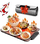 Warming Mat for Food | Dishwasher Friendly,Full-Surface Food Warmer with 6-Mode Adjustable and Ti...