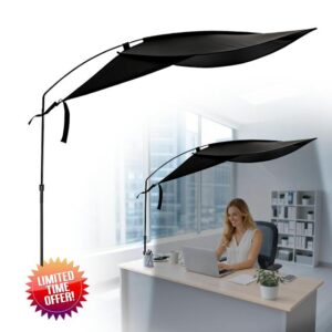 Office Cubicle Desk Shade to Block Overhead Light