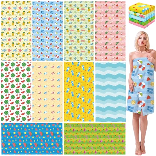 Sand Free Lightweight Blanket for Women Adults Travel Swimming Sport (Coast Summer)