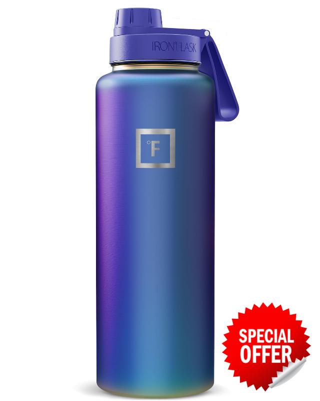 IRON °FLASK Camping & Hiking Hydration Flask with Spout
