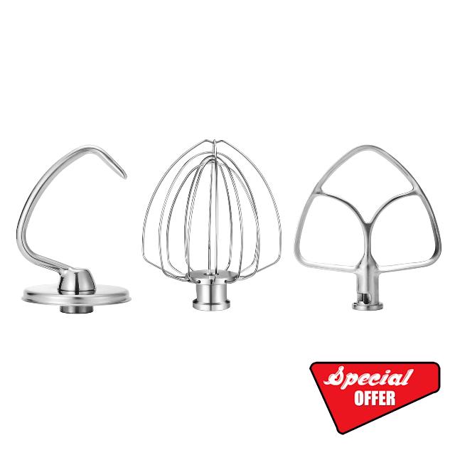 Wiselet Stainless Steel Accessories for KitchenAid 4.5-5 Qt Tilt Head Stand Mixer