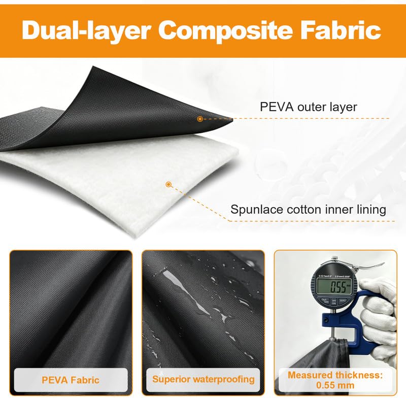 Waterproof PEVA with Cotton Lining