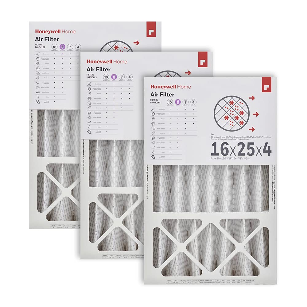 Honeywell Home 16x25x4 MERV 8