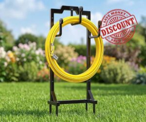 Skycarper Garden Hose Reel Holder Water Hose Hanger Organizer Stand