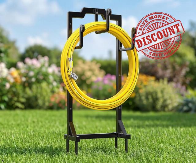 Skycarper Garden Hose Reel Holder Water Hose Hanger Organizer Stand