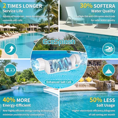 Salt Chlorine Generator with Premium-Grade Titanium Plate of Longer Service Life