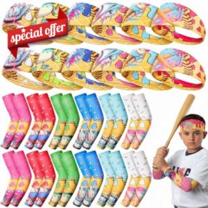 amede Baseball Ice Cream Drip Party Favors Ice Cream Arm Sleeves Baseball Headbands Team Stuff Gif