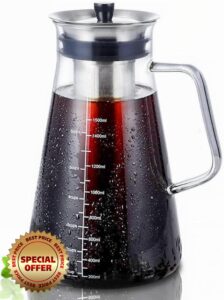 Aquach Airtight Cold Brew Coffee (Iced Tea) Maker 51oz/1.5L