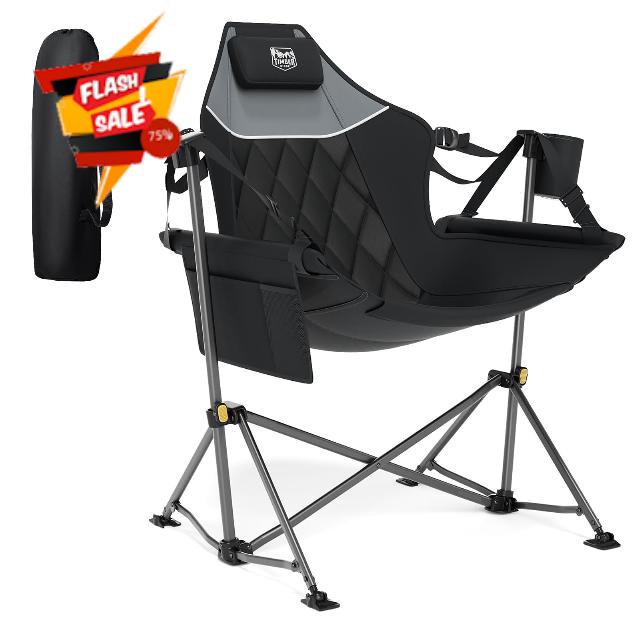 TIMBER RIDGE Hammock Camping Chair with Adjustable Backrest