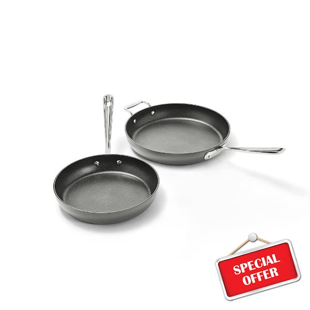 All-Clad E7859064 HA1 Hard Anodized Nonstick Fry Pan Cookware Set