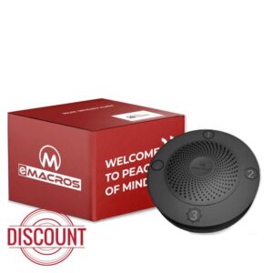 eMACROS Single Base Station Long Range Solar Wireless Driveway Alarm & Detector-Security Alert System-Monitor & Protect Outside Property (Incompatible with APP)