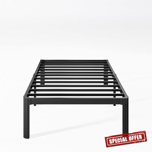 14 Inch High Platform Twin Bed Frame No Box Spring Needed