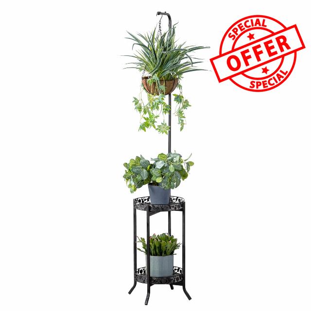 COPREE 2-tier Hanging Plant Stand