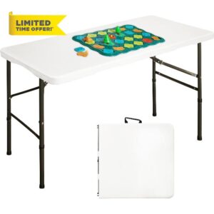 Bblife 4ft Portable Folding White Event Table