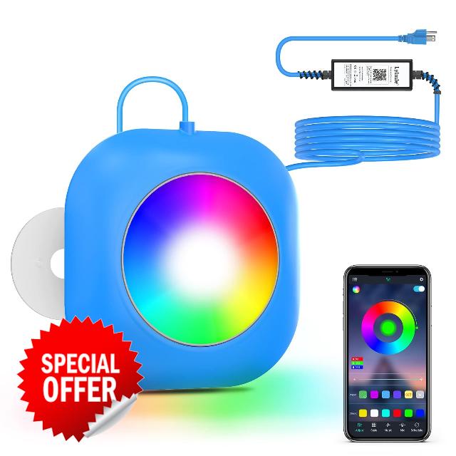 LyLmLe LED Pool Lights for Above Ground with APP Control