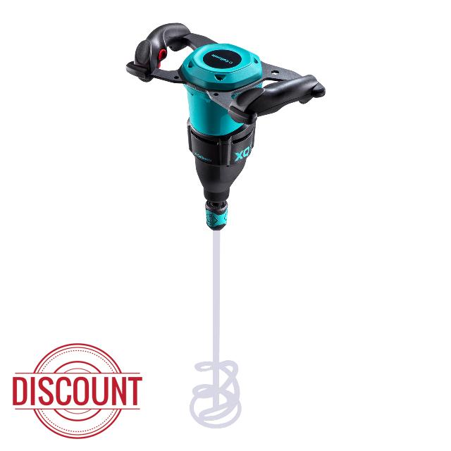 COLLOMIX XQ Paddle Mixer - Single Speed (650 RPM) Portable Material Mixing Drill with Quiet Design for Max. (2) 50lb Bags - XQ1