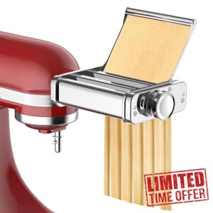 3-in-1 Pasta Attachment for KitchenAid Stand Mixer