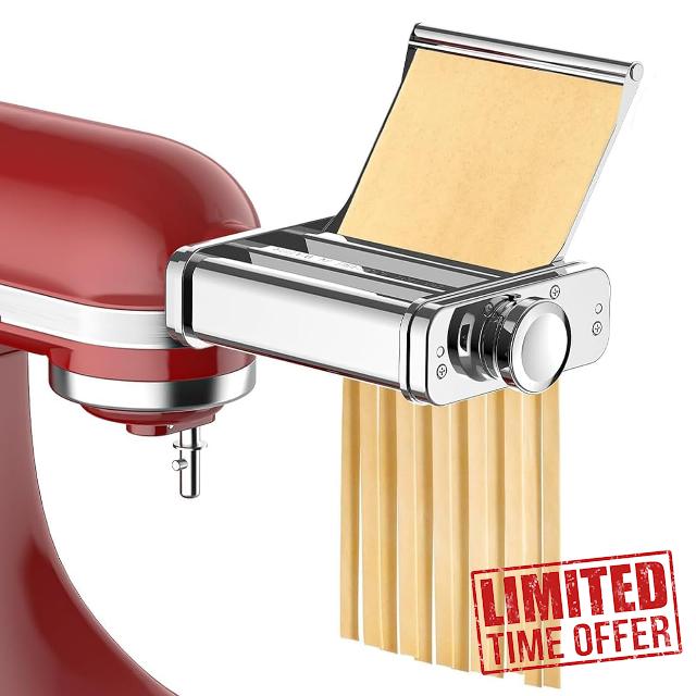 3-in-1 Pasta Attachment for KitchenAid Stand Mixer