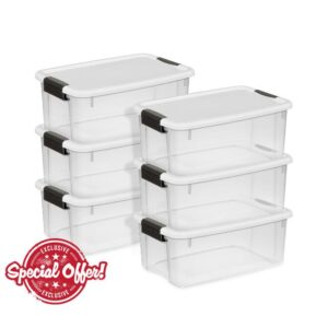 Sterilite 6-Pack Ultra Latching Box