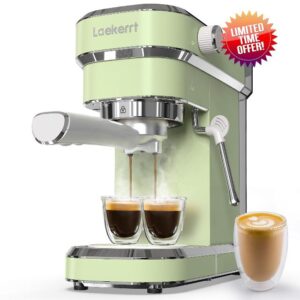 Laekerrt Espresso Machine 20 Bar Espresso Maker CMEP01 with Milk Frother Steam Wand