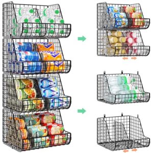4-Pack Can Storage Organizer for Pantry Shelves