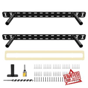 2pcs Floating Shelf Hardware Heavy Duty Hidden Shelf Brackets Support