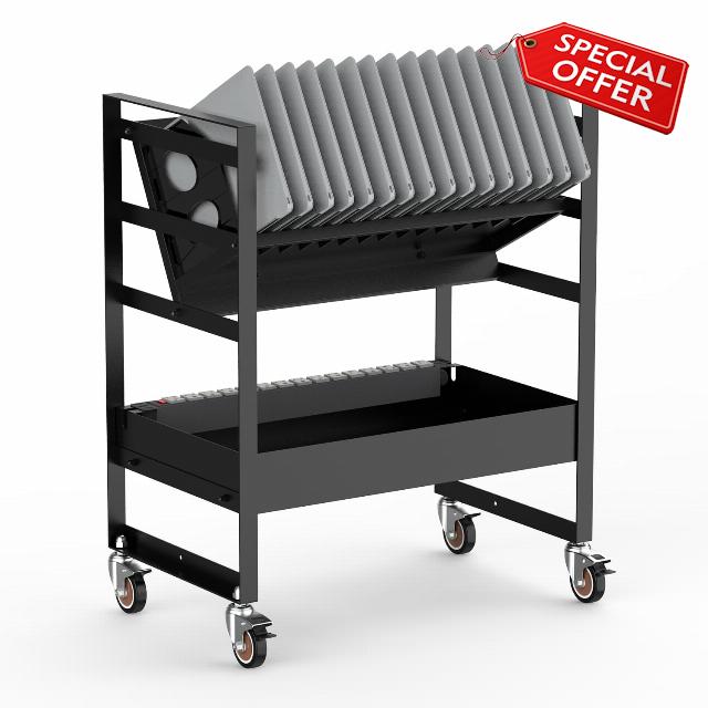 17-Device Mobile Charging Cart