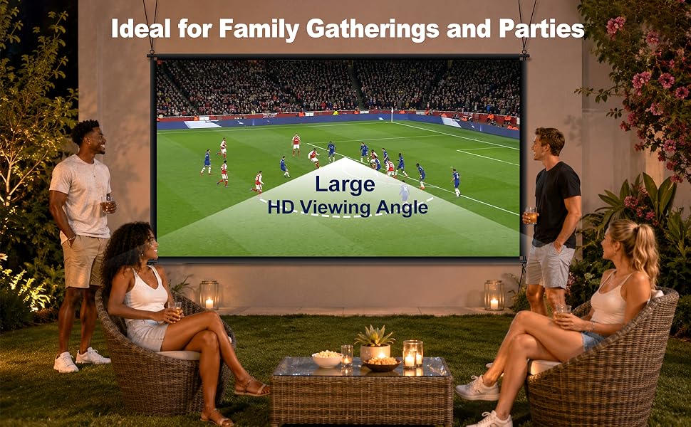 fixed frame projection screen