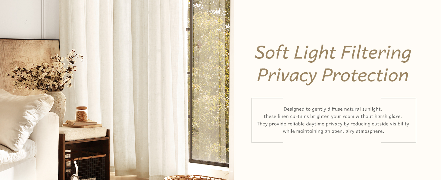 Linen Blend Curtains