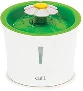 Catit PIXI Drinking Fountain – Cat Water Fountain with Triple Filter and Ergonomic Drinking Optio...