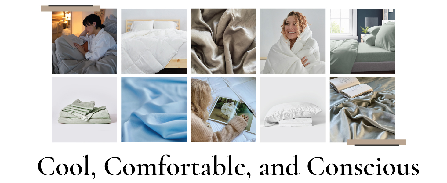 Cool, comfortable and conscious bedding for hot sleepers