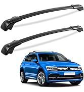 Tuyoung Heavy Duty 260lbs Lockbale Roof Rack Cross Bars Compatible with Volkswagen Tiguan 2018-20...