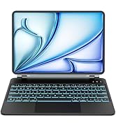 Otuoor Keyboard Case for iPad Air 13 inch (M3 2025 / M2 2024), Magnetic Detachable Keyboard Case ...