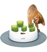 Catit Airsift Jumbo Hooded Cat Litter Pan, Warm Gray/White - Privacy and Easy Access for Cleaning...