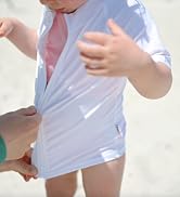SwimZip UPF 50+ Kids Long Sleeve Zipper Rash Guard Swim Shirt (Multiple Colors)
