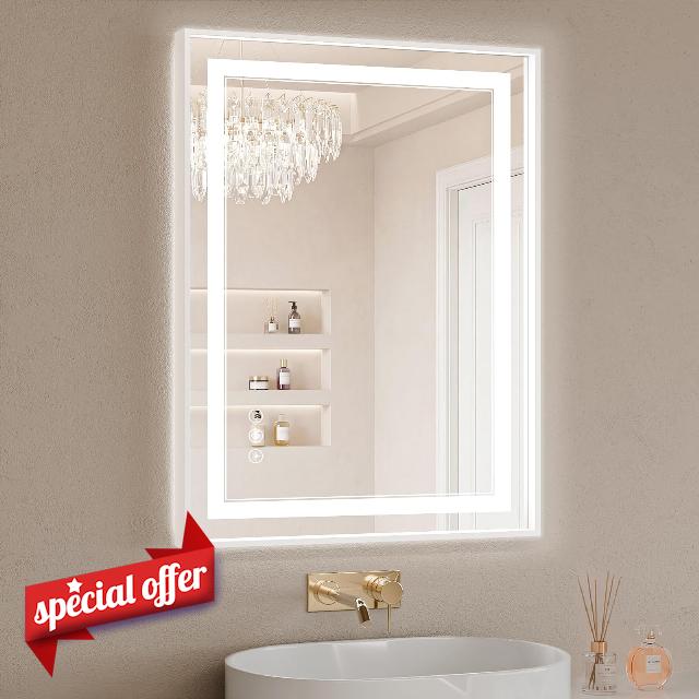 24"x32" LED Bathroom Mirror with Lights